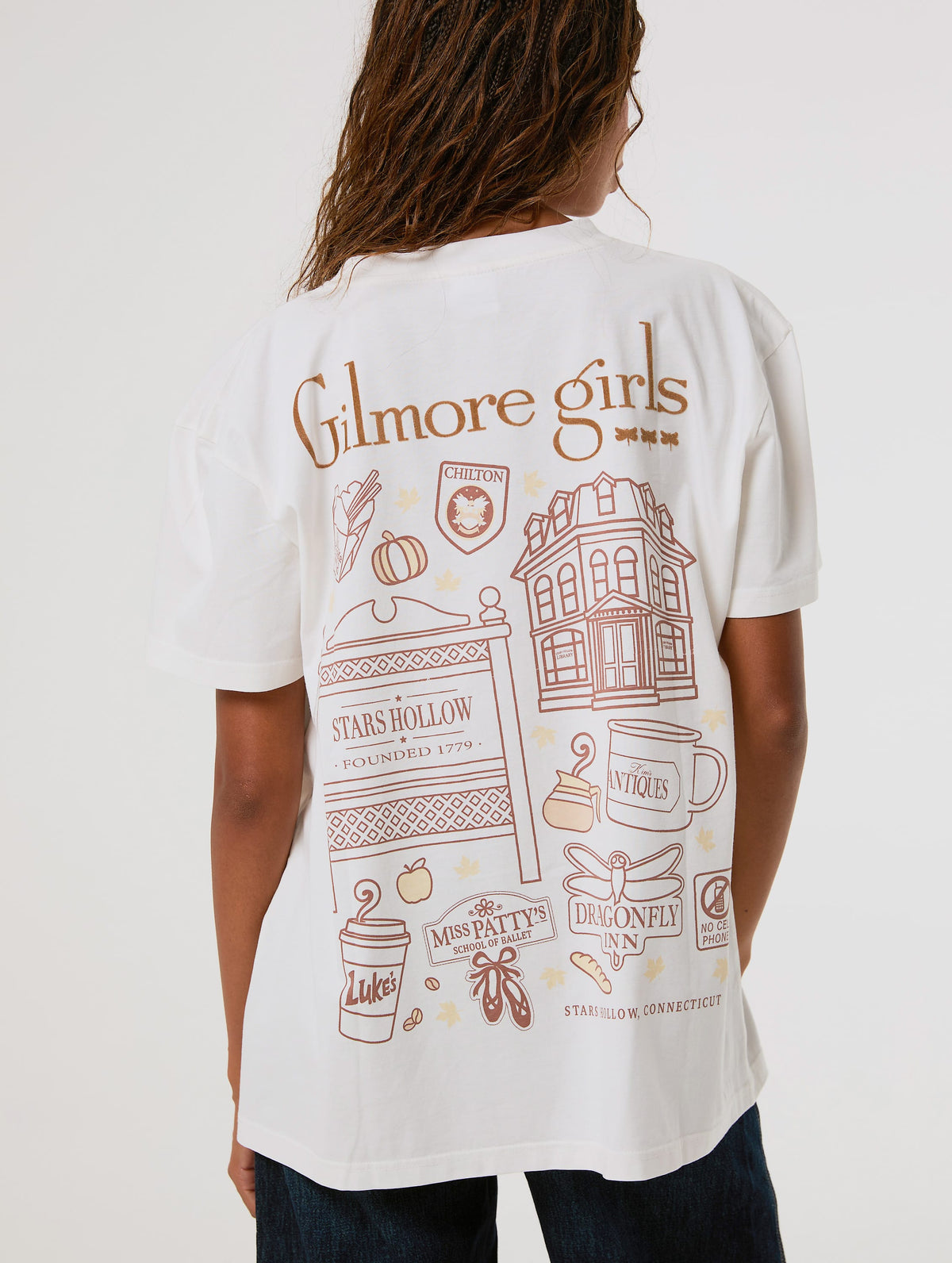 Gilmore Girls x Skinnydip Stars Hollow T-Shirt Tops & T-Shirts Skinnydip London