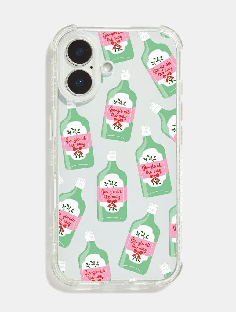 Gin-gle All the Way Shock iPhone Case Phone Cases Skinnydip London