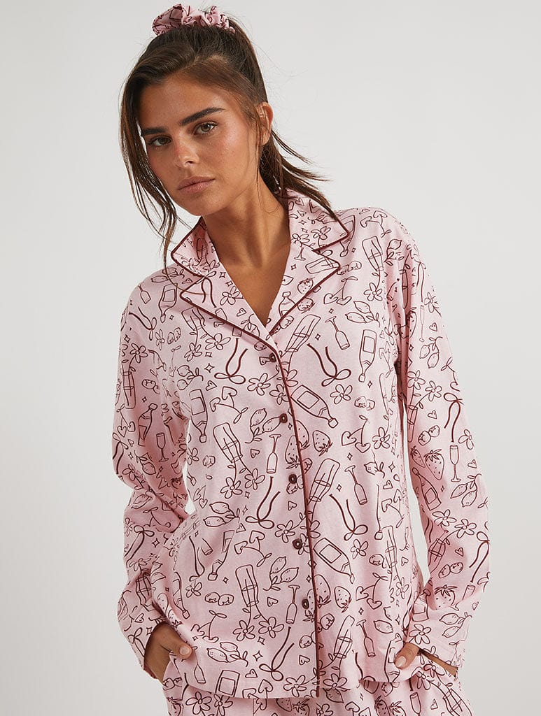 Girl Dinner Pyjama Set Lingerie & Nightwear Skinnydip London