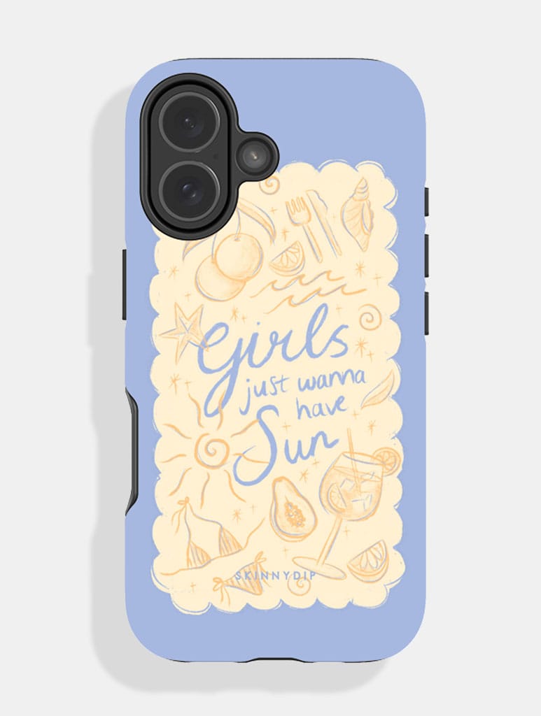 Girls Just Wanna Have Sun Ultra Protective iPhone Case Phone Cases Skinnydip London