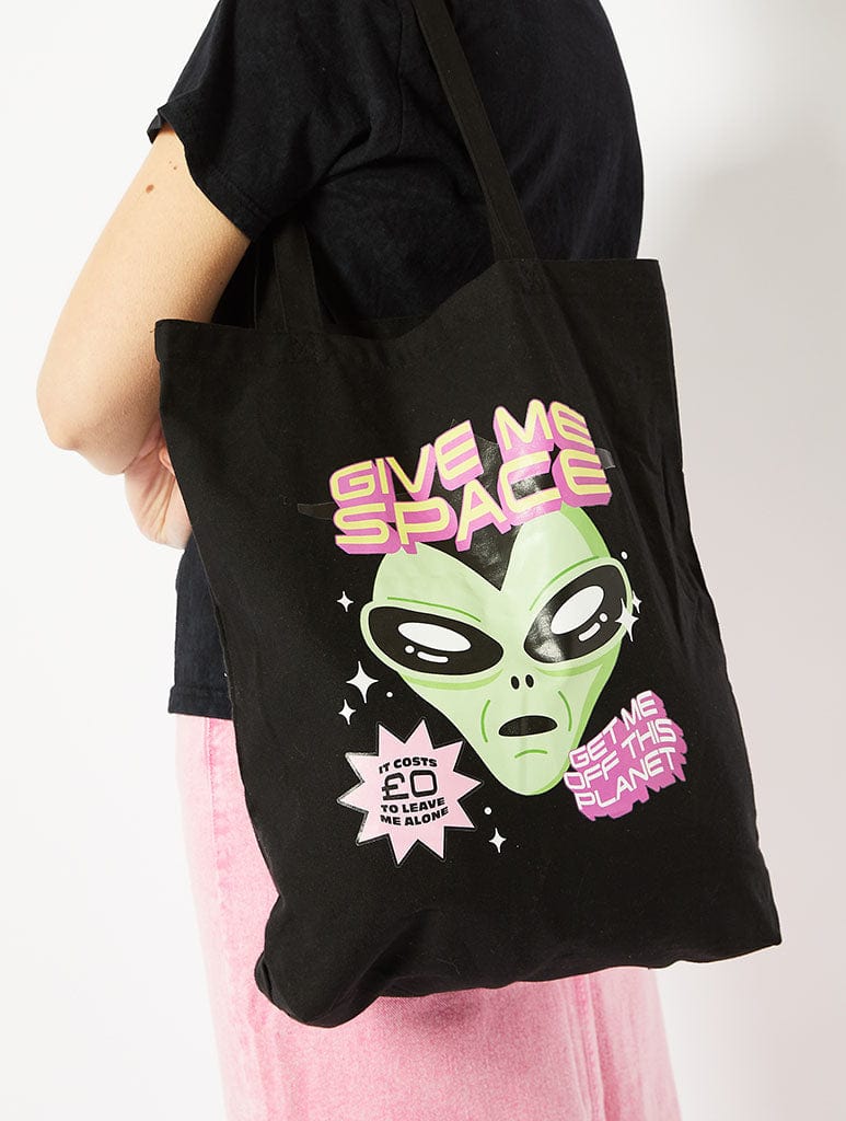 Give Me Space Canvas Tote Bag Bags Skinnydip London