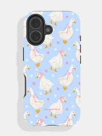 Goose Blue Floral Pattern Ultra Protective iPhone Case Phone Cases Skinnydip London