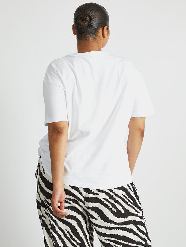 Gossip Girl x Skinnydip XOXO T-Shirt In White Tops & T-Shirts Skinnydip London