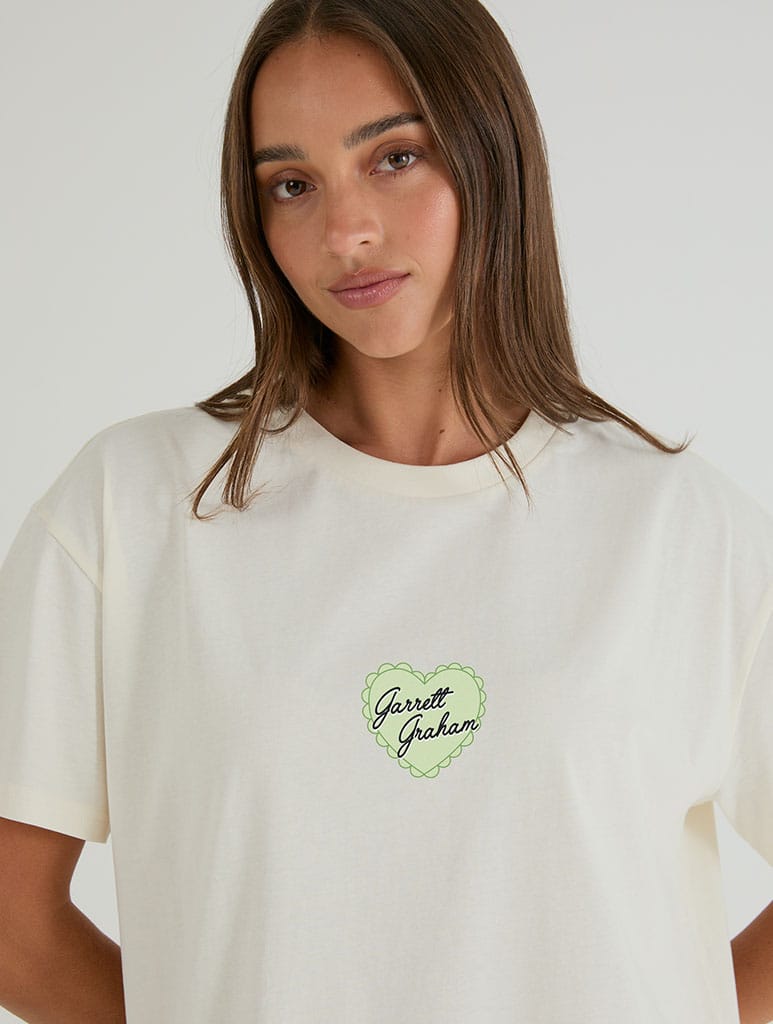 Graham 44 T-Shirt In White Tops & T-Shirts Skinnydip London