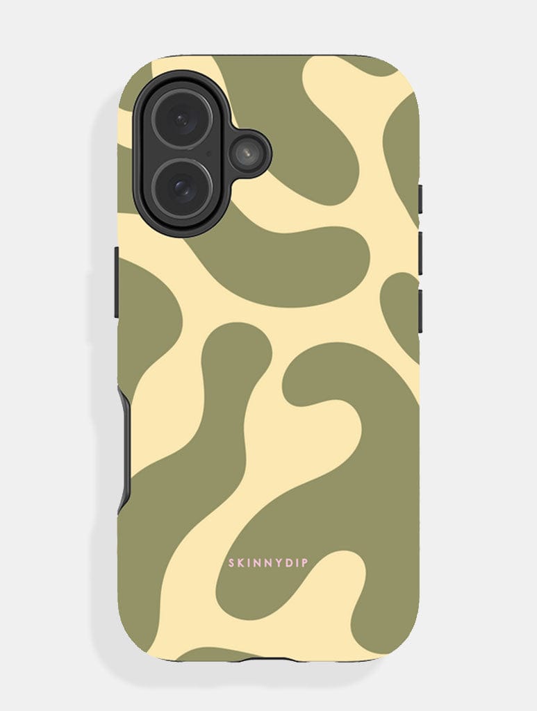 Green and Yellow Pattern Ultra Protective iPhone Case Phone Cases Skinnydip London