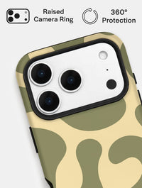 Green and Yellow Pattern Ultra Protective iPhone Case Phone Cases Skinnydip London