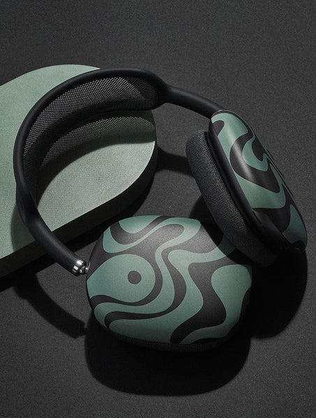 green-swirl-airpods-max-case-