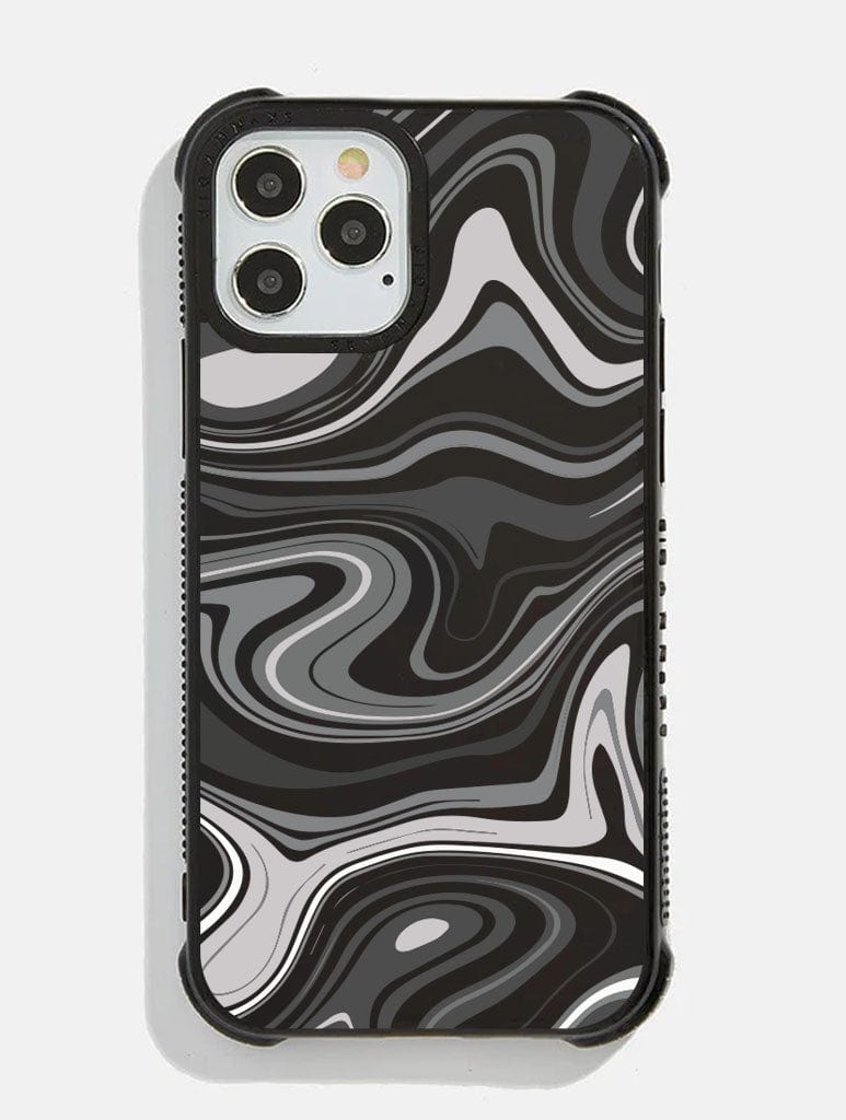 Grey Swirl Shock iPhone Case Phone Cases Skinnydip London