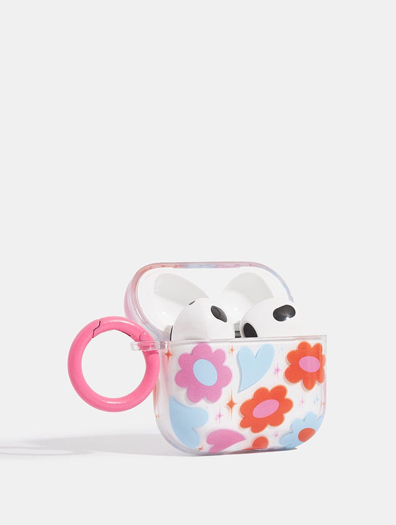 Groovy Flower Heart AirPods Case AirPods Cases Skinnydip London