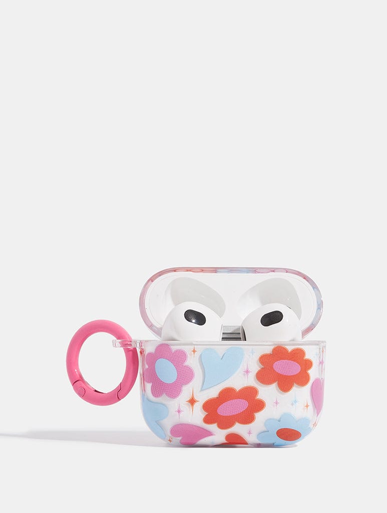 Groovy Flower Heart AirPods Case AirPods Cases Skinnydip London