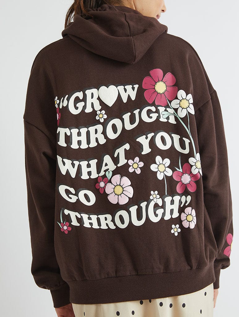 Grow Through What You Go Through Hoodie Hoodies & Sweatshirts Skinnydip London