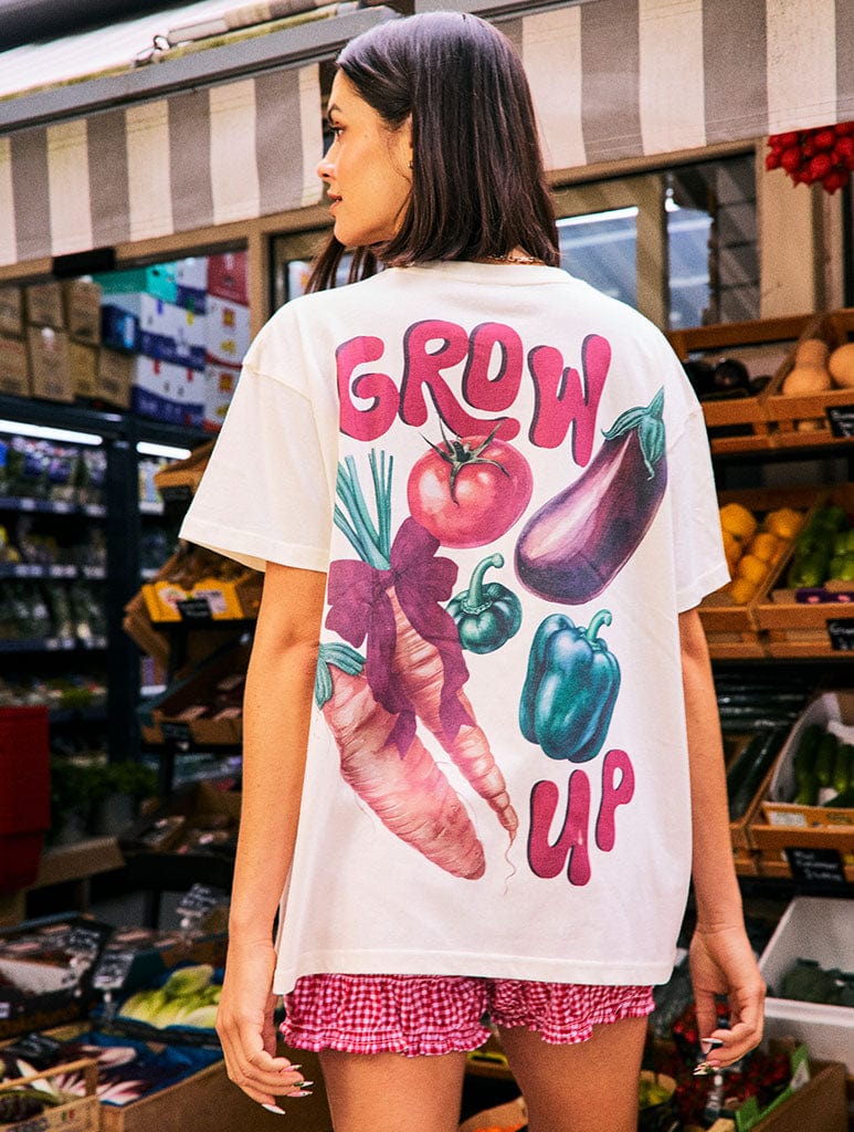 Grow Up Vegetable T-Shirt Tops & T-Shirts Skinnydip London