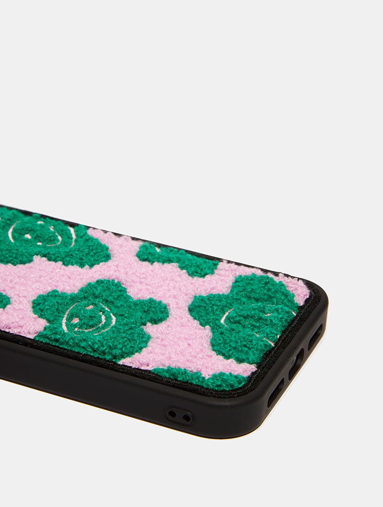 Happy Face Flower Tufted iPhone Case Phone Cases Skinnydip London