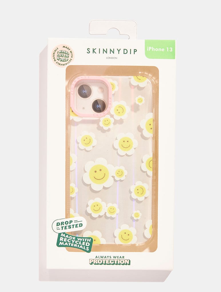 Happy Flower Face Shock iPhone Case Phone Cases Skinnydip London