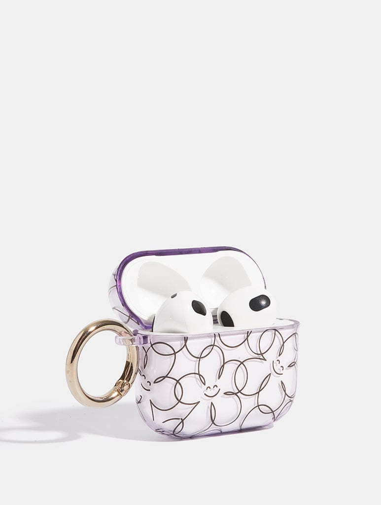 Happy Flower Line AirPods Case AirPods Cases Skinnydip London