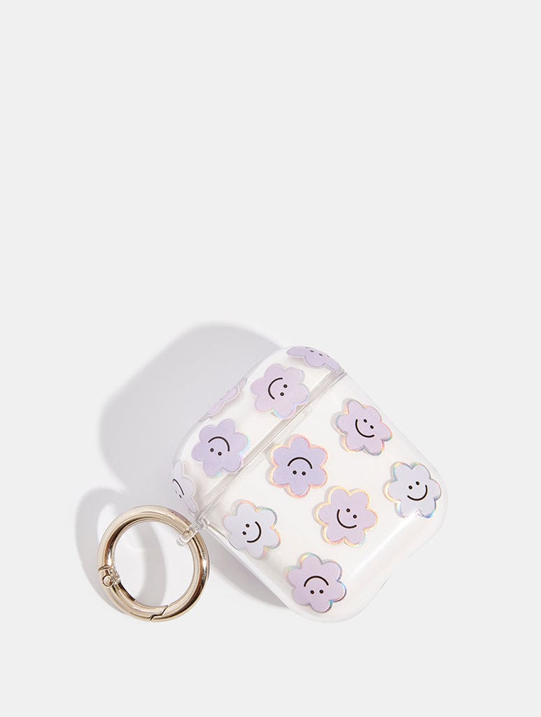 Happy Lilac Daisy AirPods Case AirPods Cases Skinnydip London