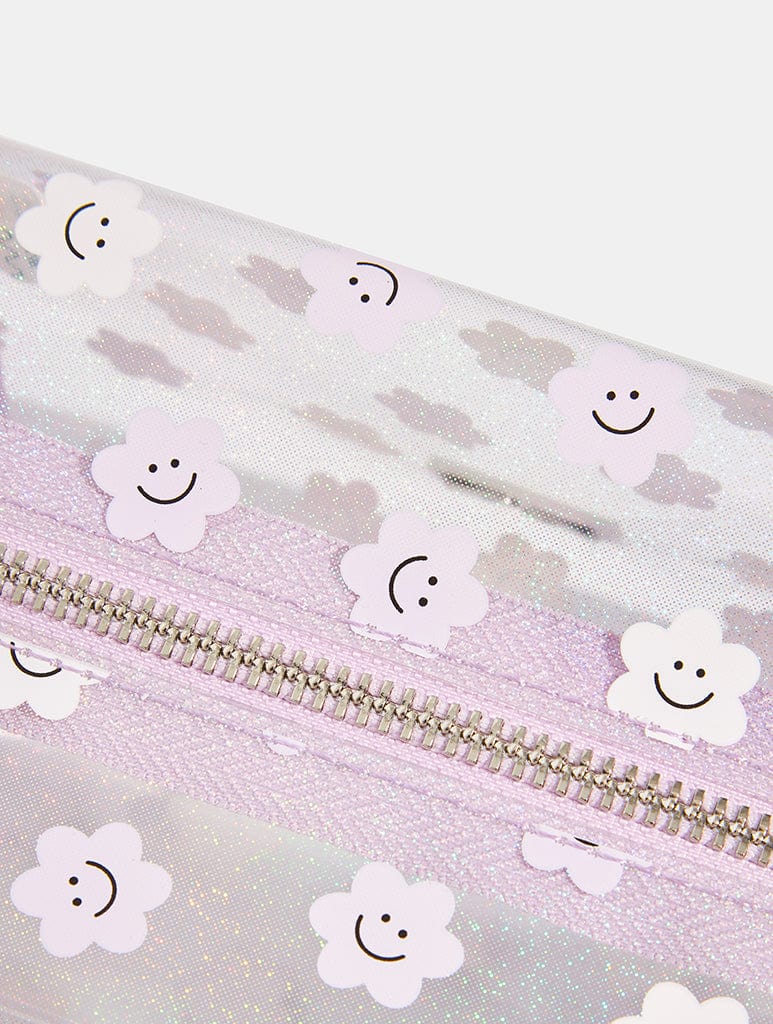 Happy Lilac Daisy Makeup Bag Makeup Bags & Washbags Skinnydip London