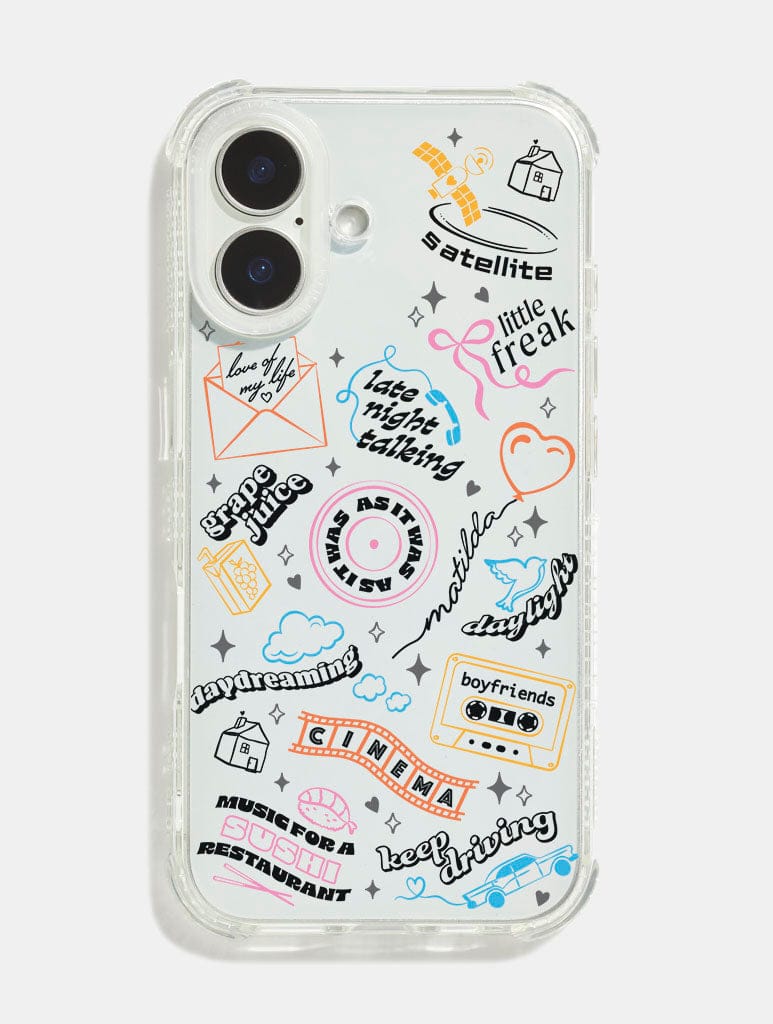 Harries House Tracklist Shock iPhone Case Phone Cases Skinnydip London