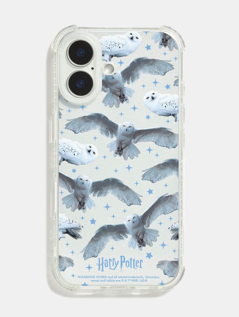 Harry Potter x Skinnydip Hedwig Glitter Shock iPhone Case Phone Cases Skinnydip London
