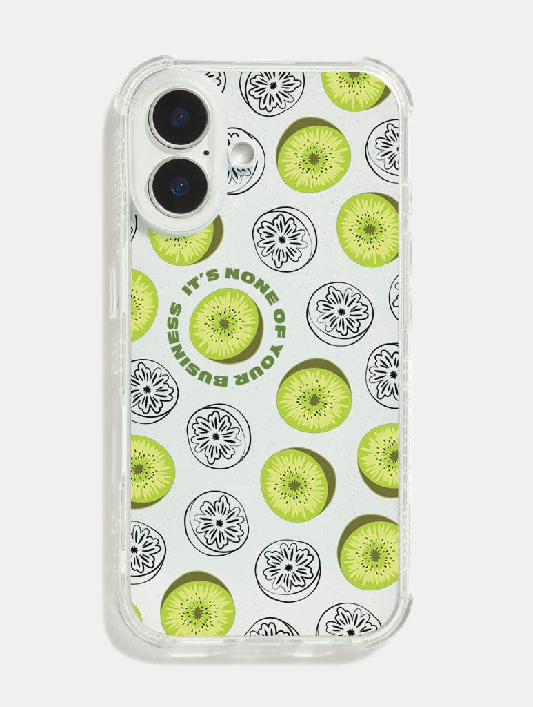 Harry's Kiwi Glitter Shock iPhone Case Phone Cases Skinnydip London