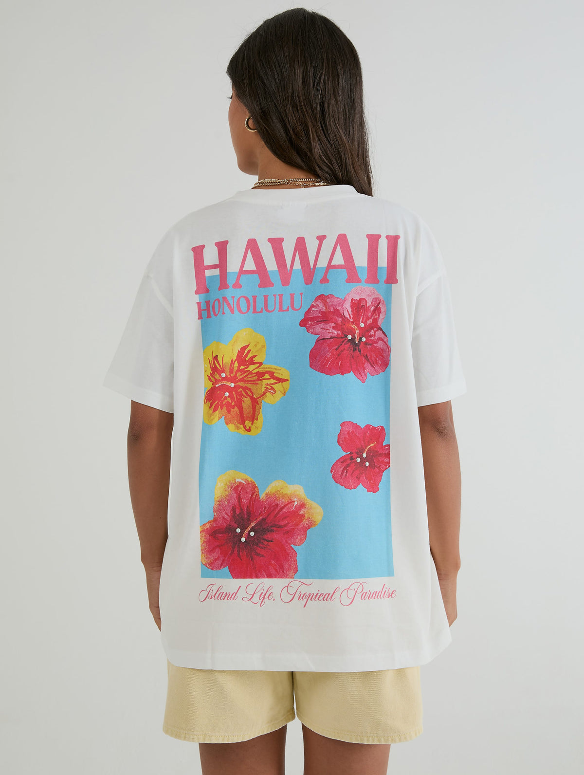 Hawaii Poster T-Shirt Tops & T-Shirts Skinnydip London