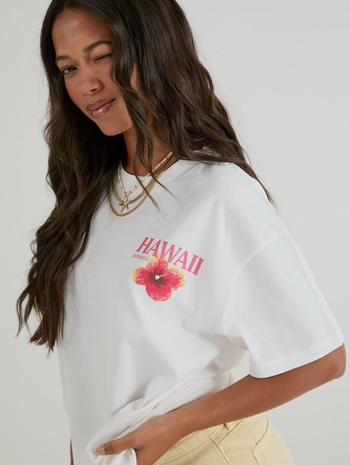 Hawaii Poster T-Shirt Tops & T-Shirts Skinnydip London