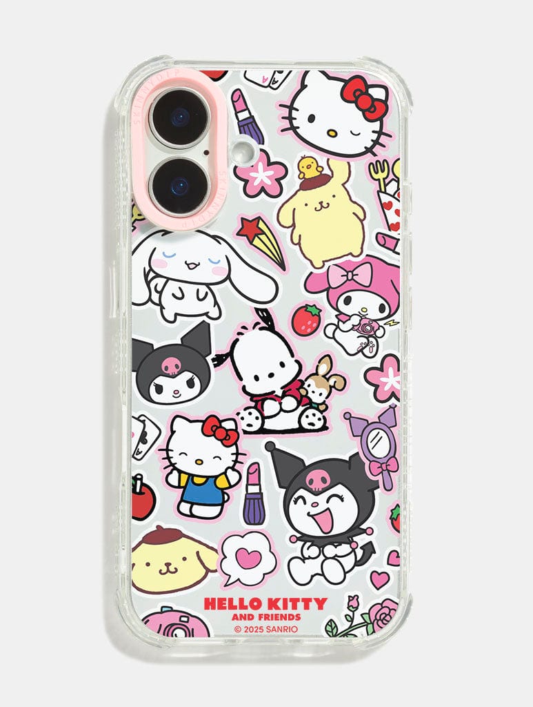 Hello Kitty And Friends Cute Sticker Shock iPhone Case Phone Cases Skinnydip London