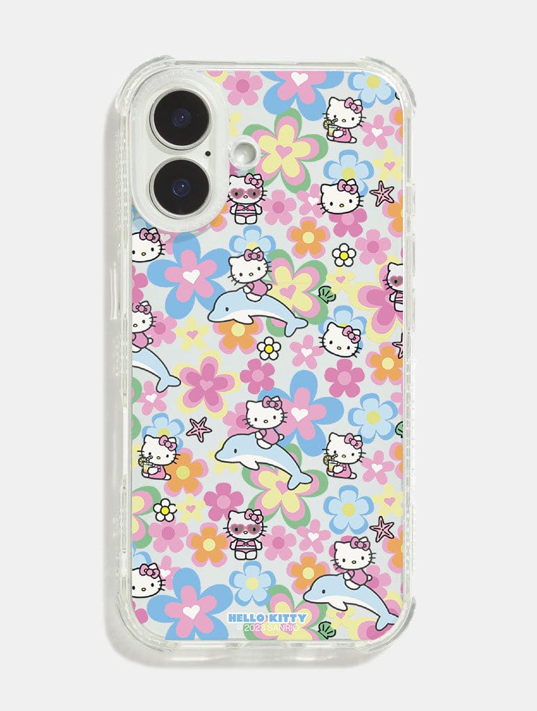 Hello Kitty x Skinnydip Beachy Print Shock iPhone Case Phone Cases Skinnydip London