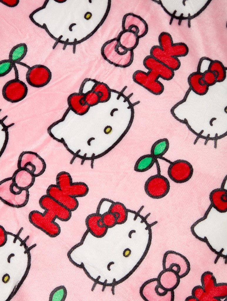 Hello Kitty x Skinnydip Cherry Blanket Home Accessories Skinnydip London
