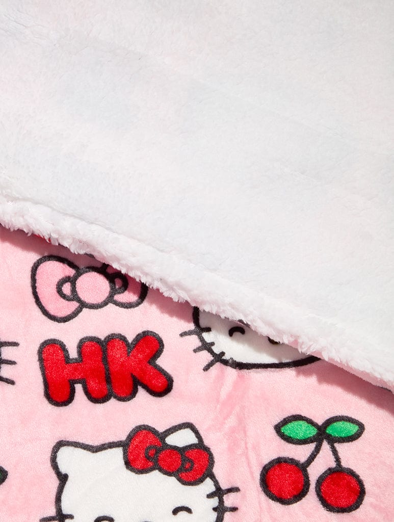 Hello Kitty x Skinnydip Cherry Blanket Home Accessories Skinnydip London