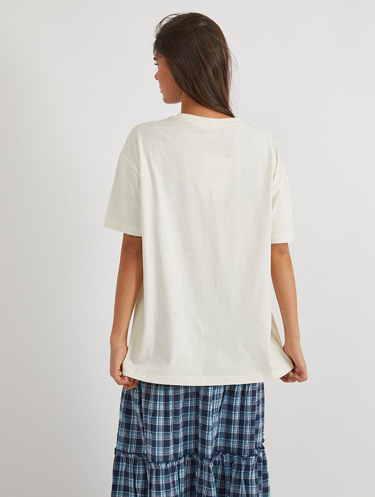Hello Kitty x Skinnydip Cinnamoroll T-Shirt In White Tops & T-Shirts Skinnydip London