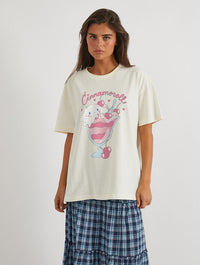 Hello Kitty x Skinnydip Cinnamoroll T-Shirt In White Tops & T-Shirts Skinnydip London