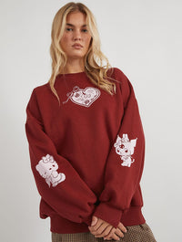 Hello Kitty x Skinnydip Kuromi Sweatshirt Hoodies & Sweatshirts Skinnydip London
