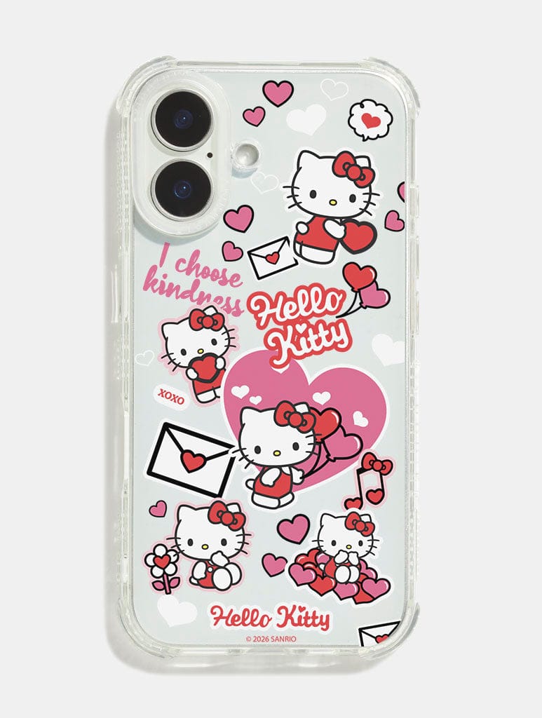 Hello Kitty x Skinnydip Love Sticker Shock iPhone Case Phone Cases Skinnydip London