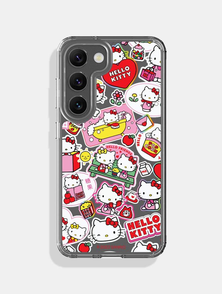 Hello Kitty x Skinnydip Sticker Android Case Phone Cases Skinnydip London