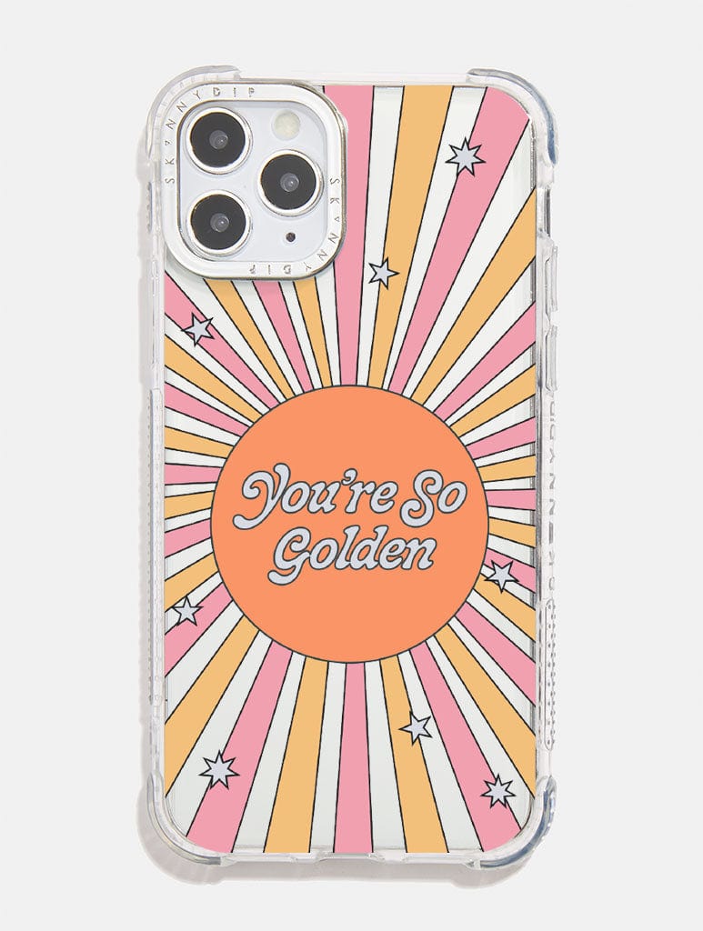 Hollie Graphik x Skinnydip You're So Golden Shock iPhone Case Phone Cases Skinnydip London
