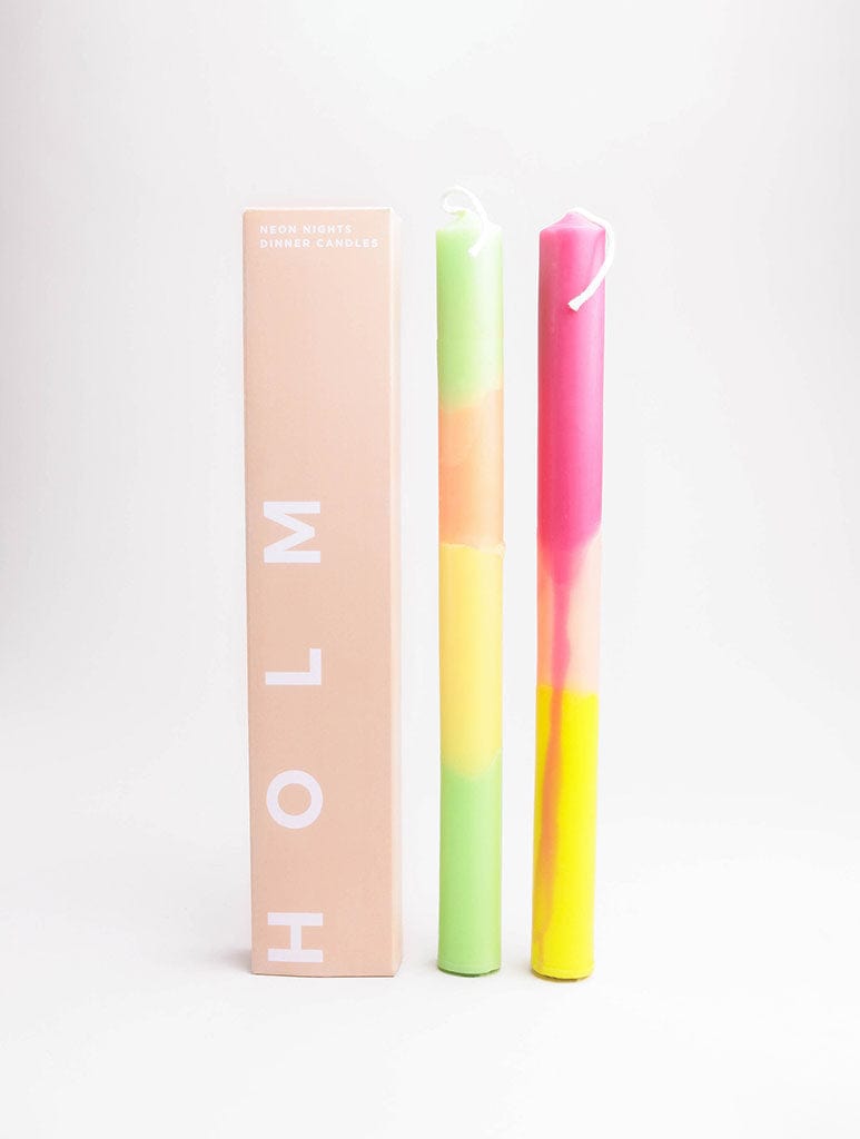HOLM Neon Nights Candles Home Accessories HOLM