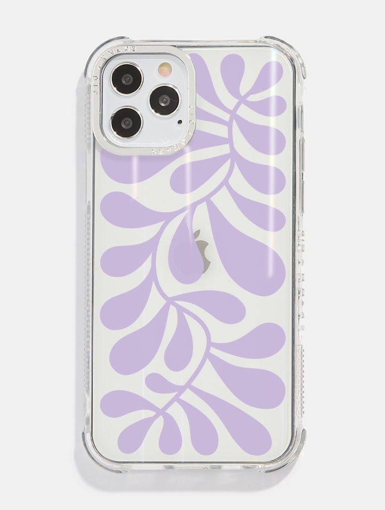 Holo Lilac Minimal Vine Shock iPhone Case Phone Cases Skinnydip London