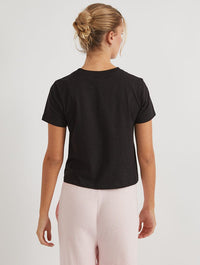 I'm Not Such An Innocent Girl Baby T-Shirt In Black Tops & T-Shirts Skinnydip London