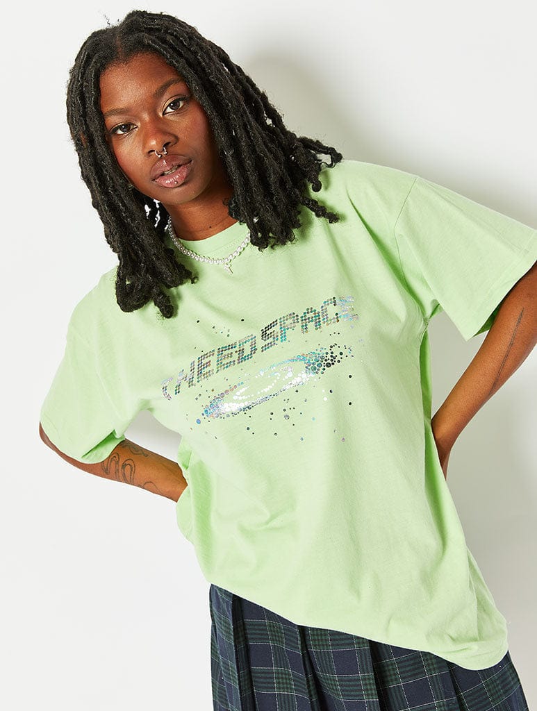 I Need Space Slogan Oversized T-Shirt Tops & T-Shirts Skinnydip London