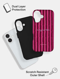 In My Own Time Stripey Quote Ultra Protective iPhone Case Phone Cases Skinnydip London