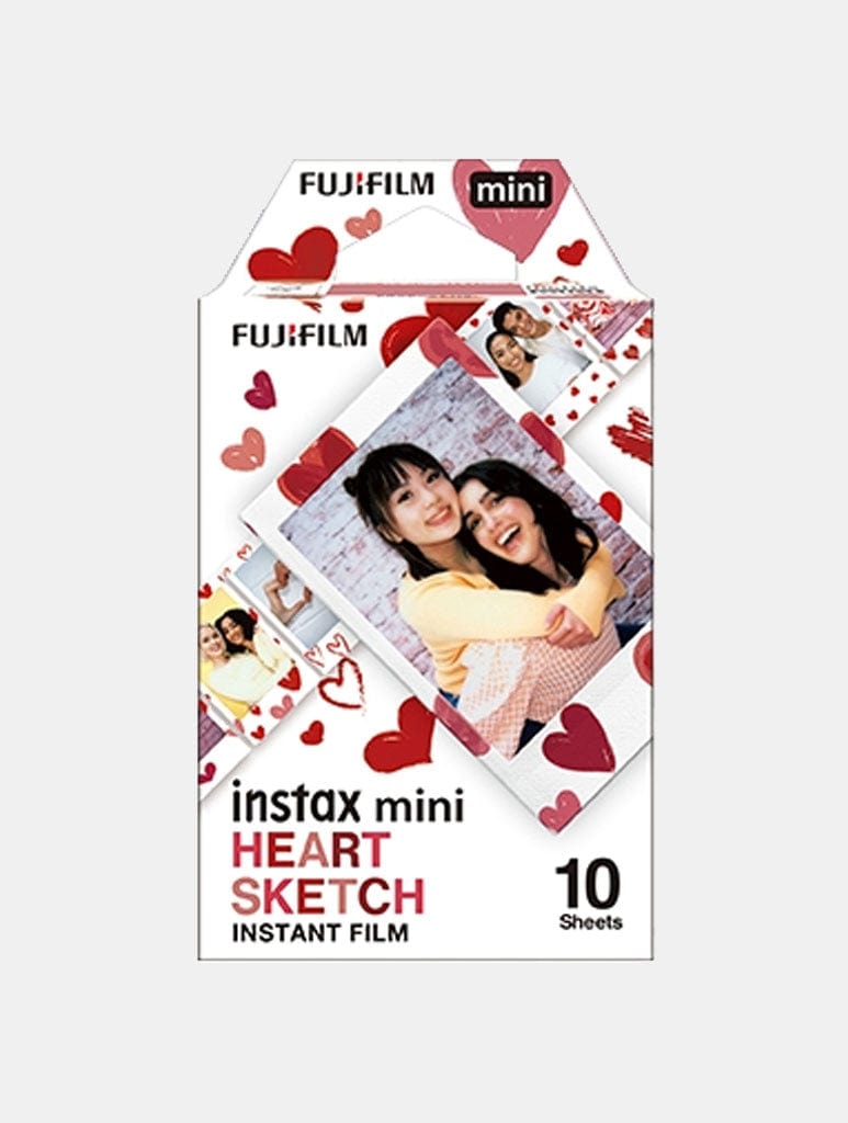 Instax Mini Heart Sketch Film Pack Photography Instax