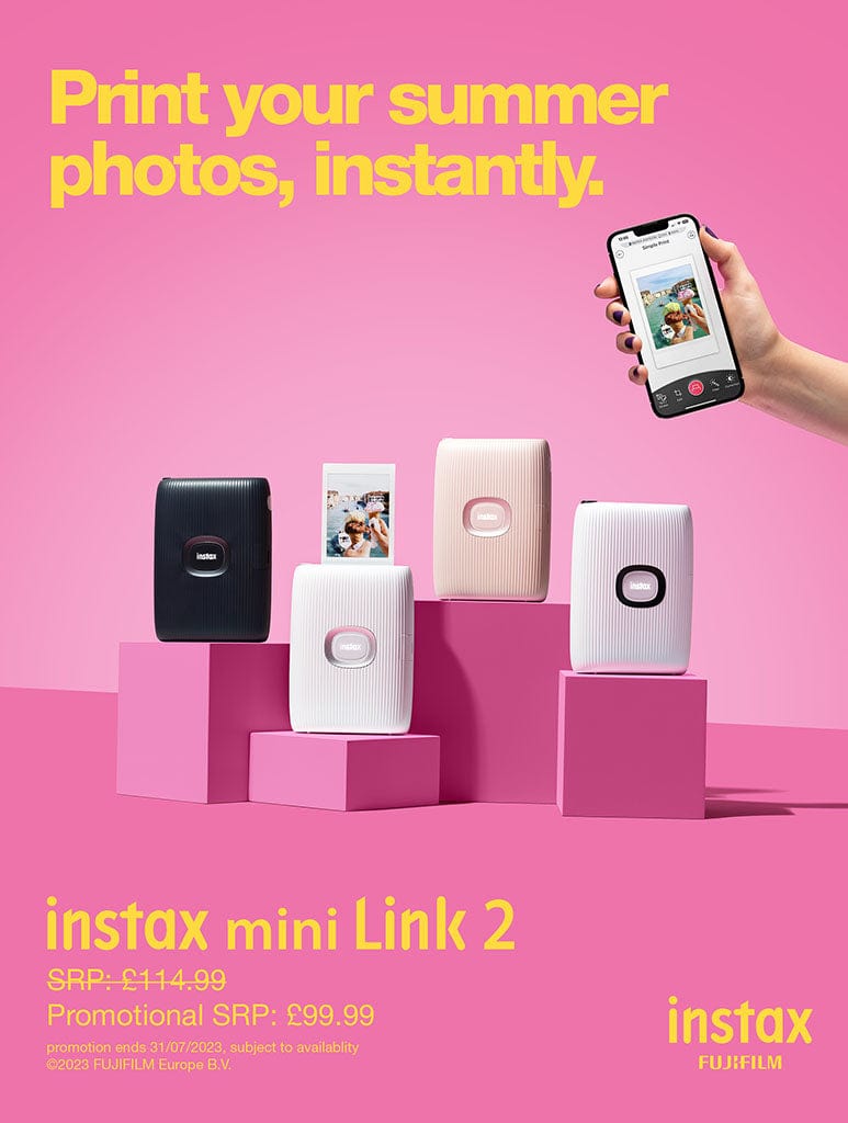 Instax Mini Link 2 in Soft Pink, Instax Printers