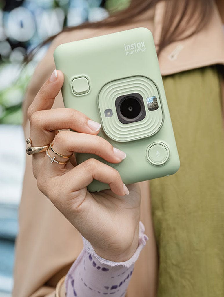 Instax Mini LiPlay in Matcha Green | Colourful Polaroid Cameras