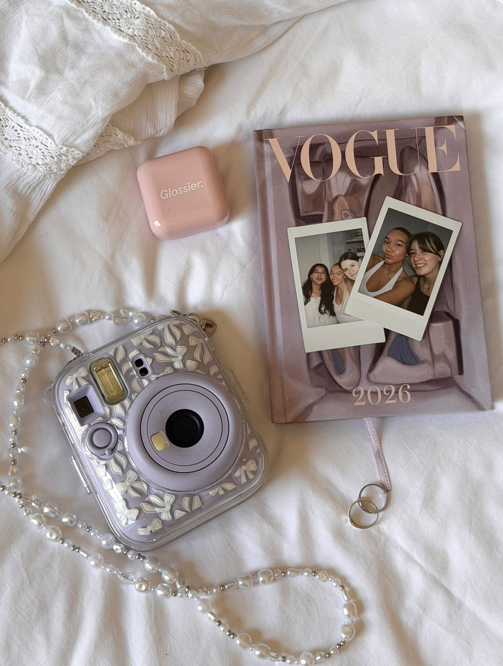 Instax x Skinnydip Mini 13 Bow Case and Beaded Strap Brands Skinnydip London