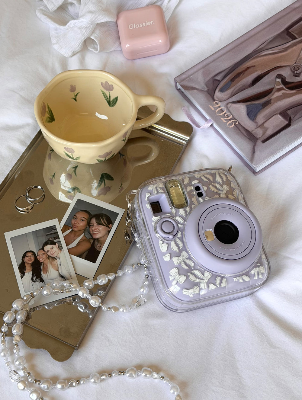 Instax x Skinnydip Mini 13 Bow Case and Beaded Strap Brands Skinnydip London