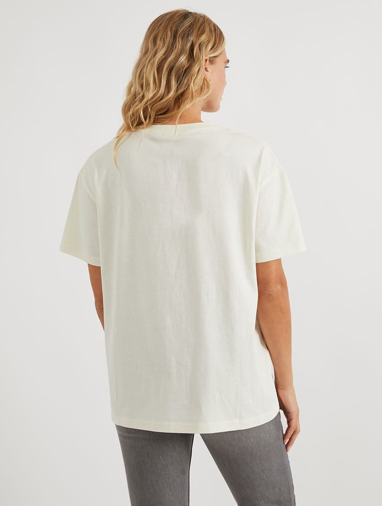 It's Actually Cerulean T-Shirt In White Tops & T-Shirts Skinnydip London