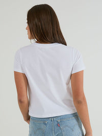 It's Giving Offside Baby T-Shirt In White Tops & T-Shirts Skinnydip London