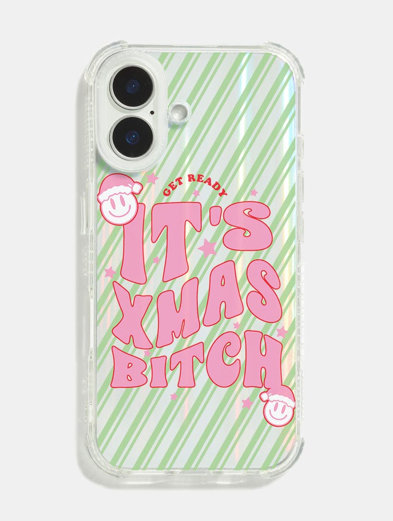 It's Xmas Bitch Shock iPhone Case Phone Cases Skinnydip London