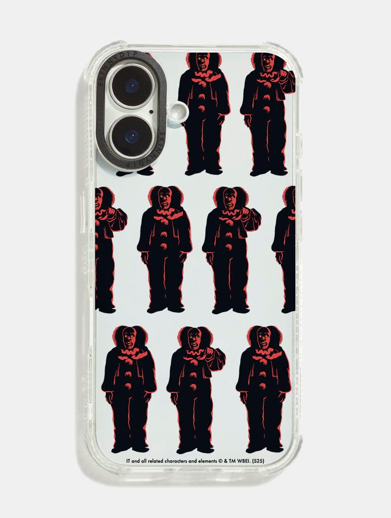 It x Skinnydip Pennywise Repeat Shock iPhone Case Phone Cases Skinnydip London